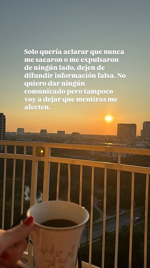 Luana Alonso Instagram story.